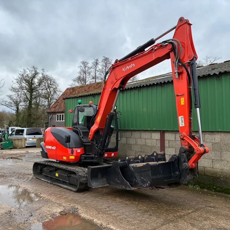 8T Excavator Kubota KX080-4a2 2021